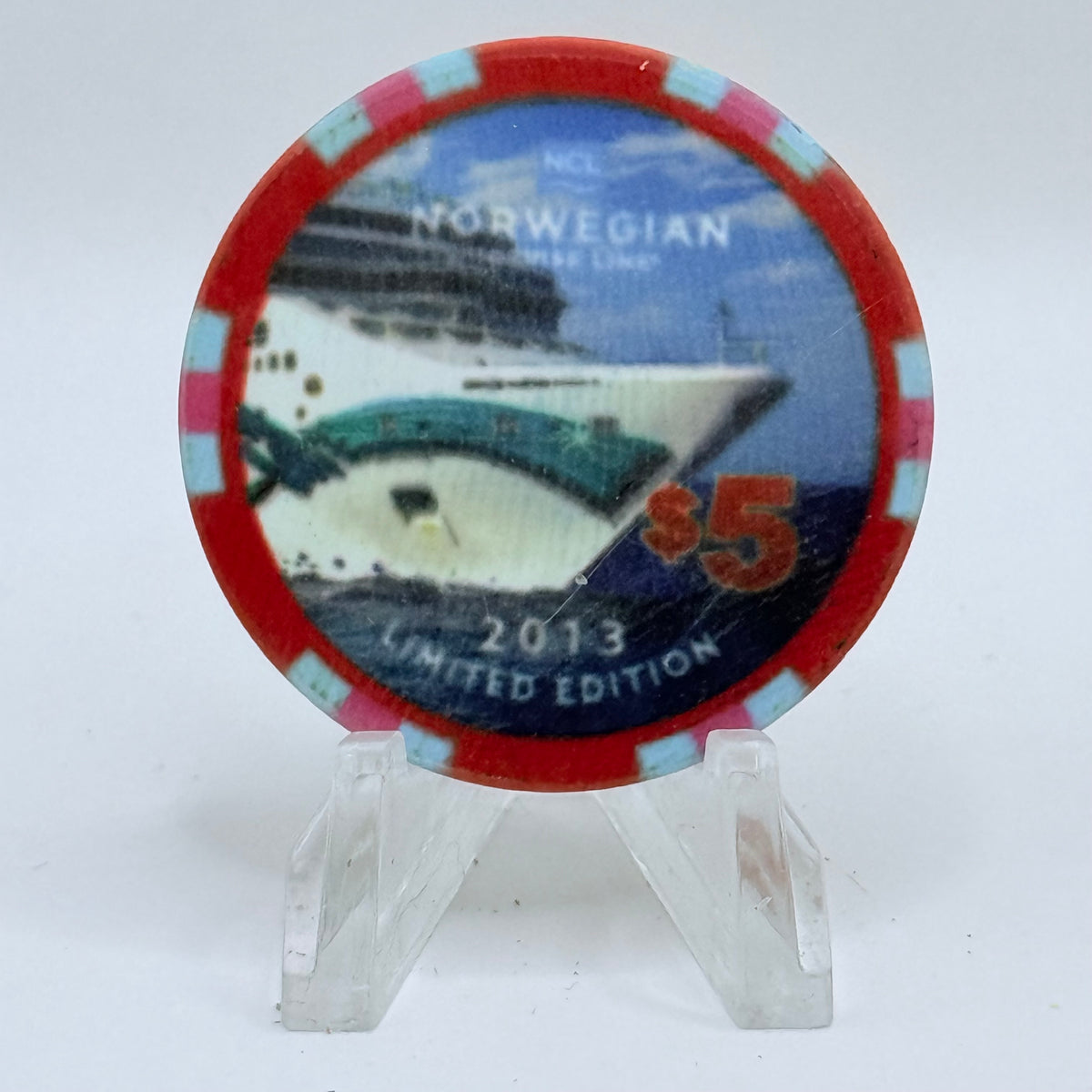 Norwegian Cruise Line Jade 2012 'Jade' LE $5 Casino Chip