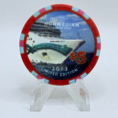 Norwegian Cruise Line Jade 2012 'Jade' LE $5 Casino Chip