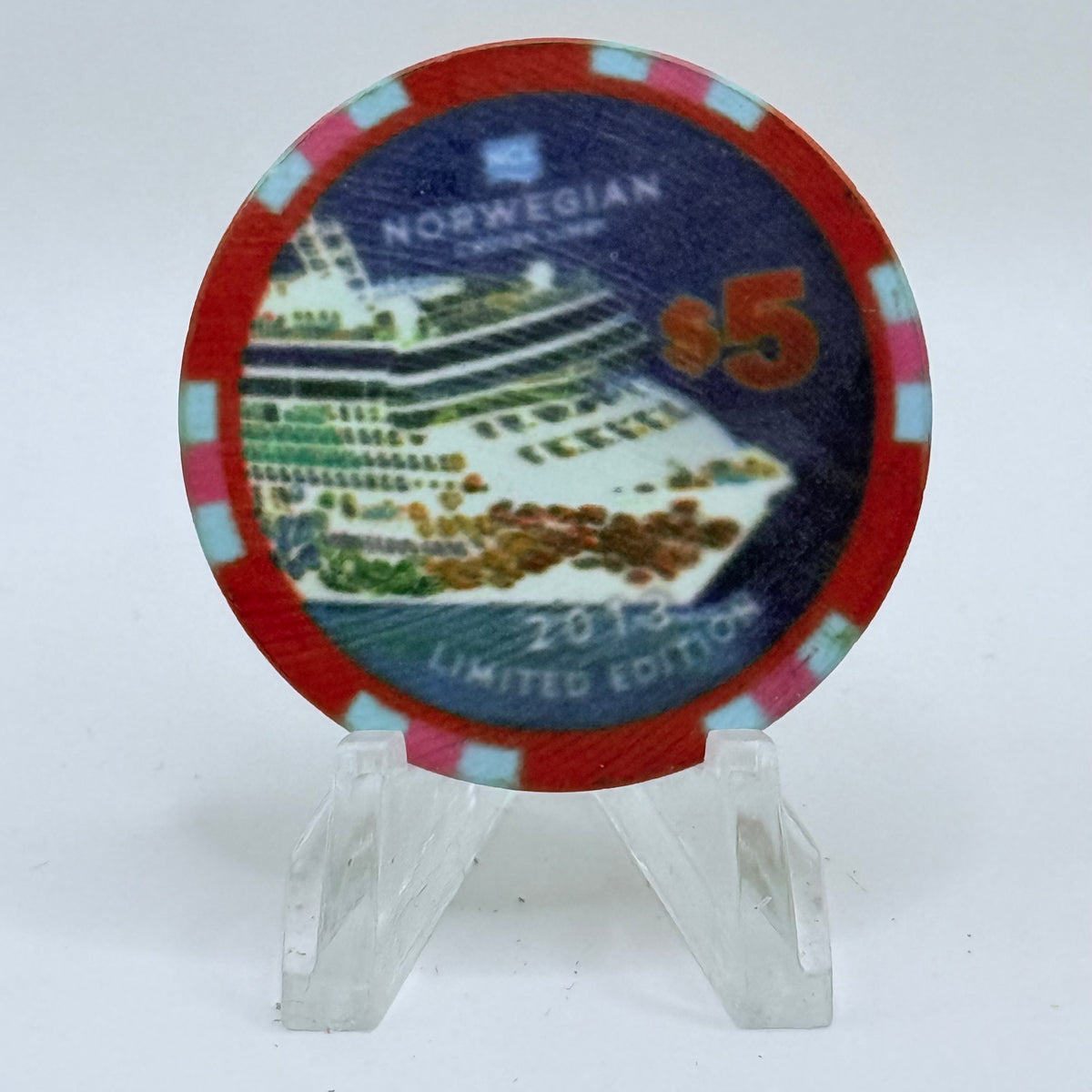 Norwegian Cruise Line Gem 2012 'Gem' LE $5 Casino Chip