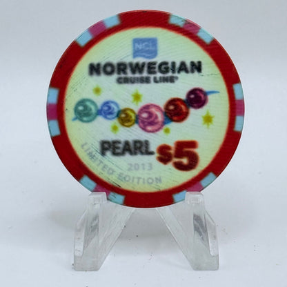 Norwegian Cruise Line Pearl 2012 'Pearl' LE $5 Casino Chip