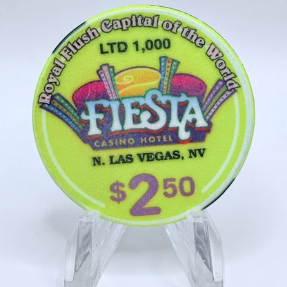 Fiesta Rancho N. Las Vegas Nevada 1999 'Last Chip of the Millennium' LE $2.50 Casino Chip V4097