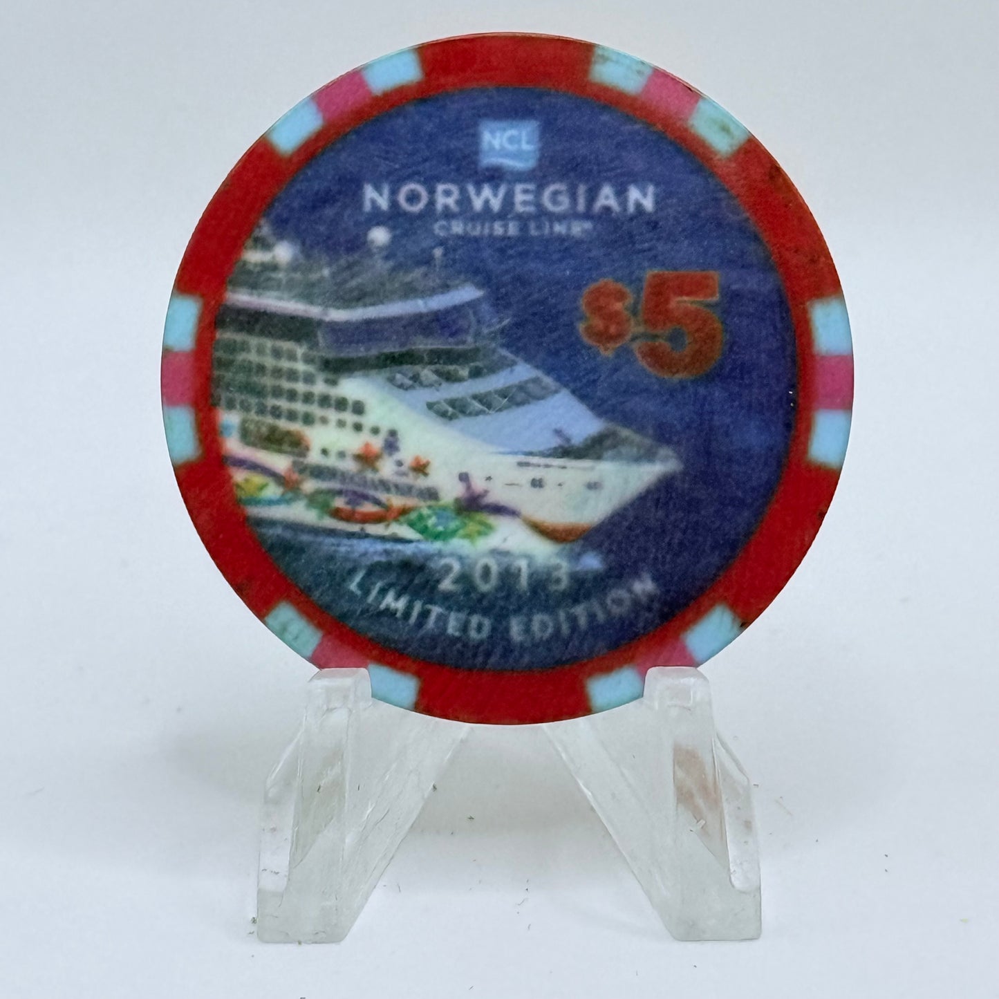 Norwegian Cruise Line Star 2012 'Star' LE $5 Casino Chip