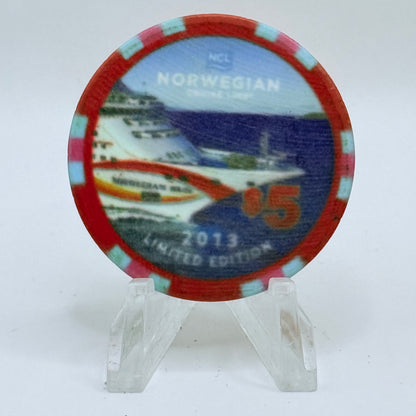 Norwegian Cruise Line Sun 2012 'Sun' LE $5 Casino Chip