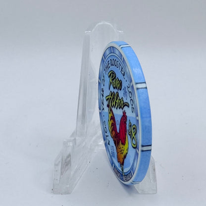 Hilton Resort Reno Nevada 2005 'Year Of The Rooster' LE $8 Casino Chip E4347