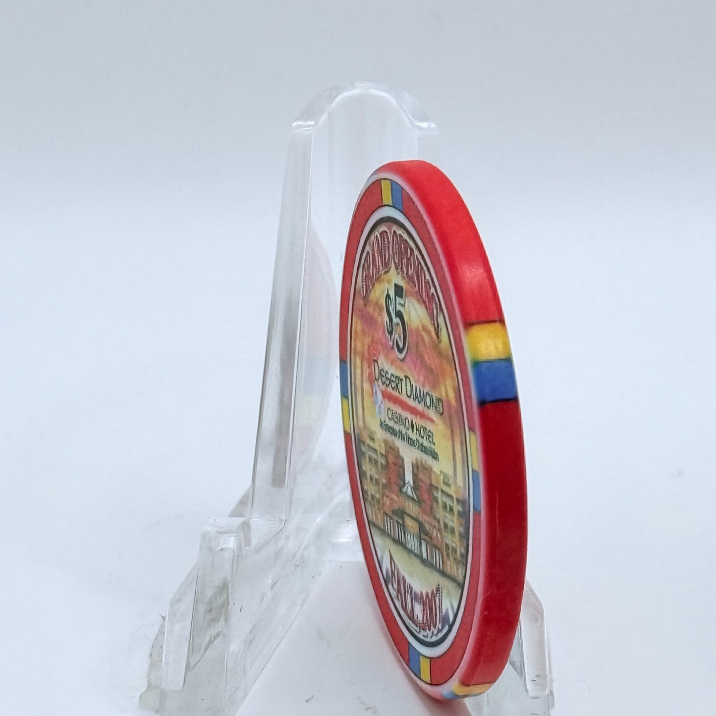 Desert Diamond Casino - Tucson Tucson Arizona 2007 'Grand Opening' LE $5 Casino Chip