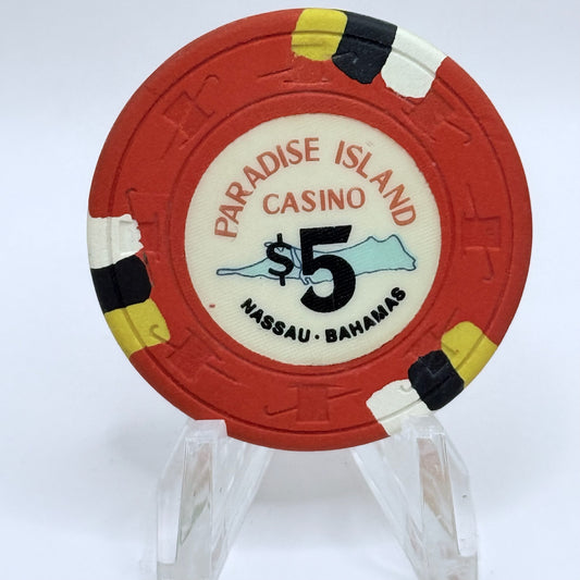 Paradise Island Paradise Island Bahamas Series 1 $5 Casino Chip