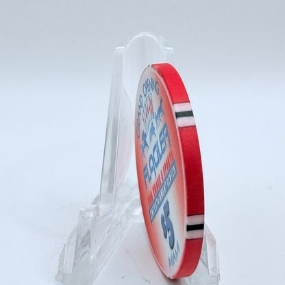 Magic City Flagler Card Room and Casino Miami Florida 'Grand Opening - The Miner' LE $5 Casino Chip