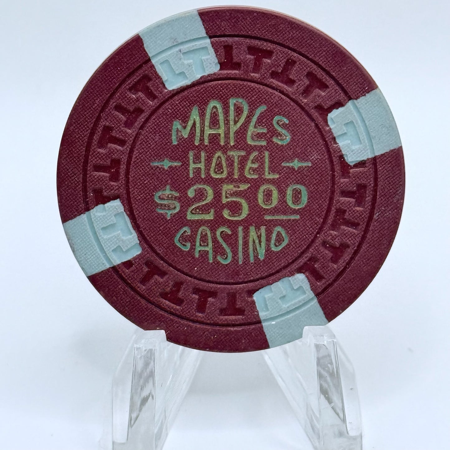 Mapes Hotel Casino Reno Nevada $25 Casino Chip N7680