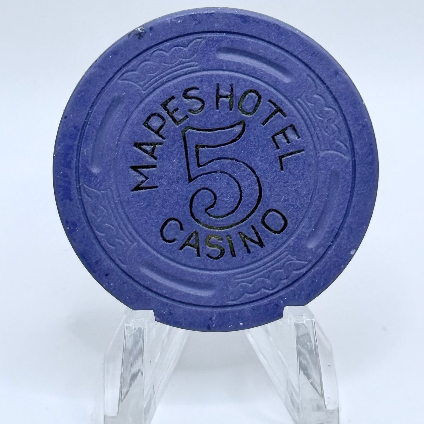 Mapes Hotel Casino Reno Nevada 1948 $5 Casino Chip N5232