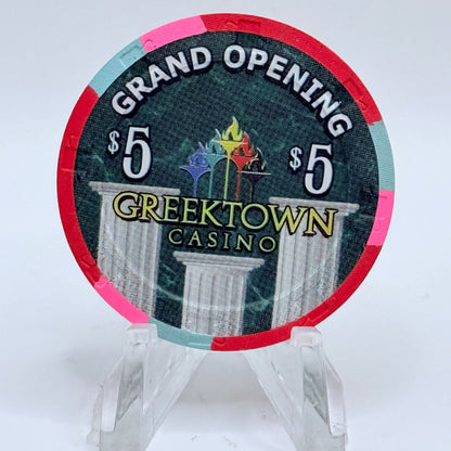 Greektown Detroit Michigan 2000 'Grand Opening' LE $5 Casino Chip