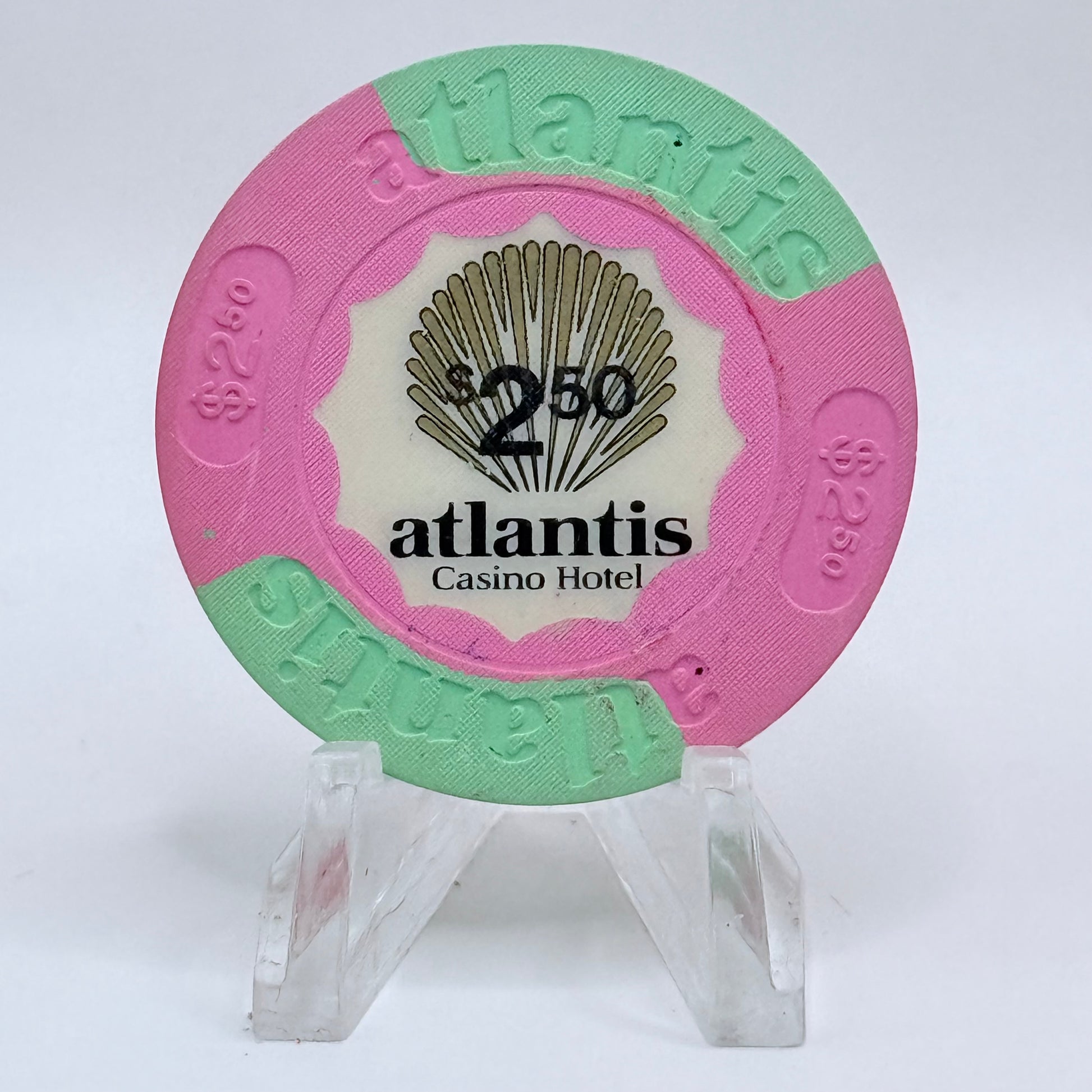 Atlantis Atlantic City New Jersey $2.50 Casino Chip