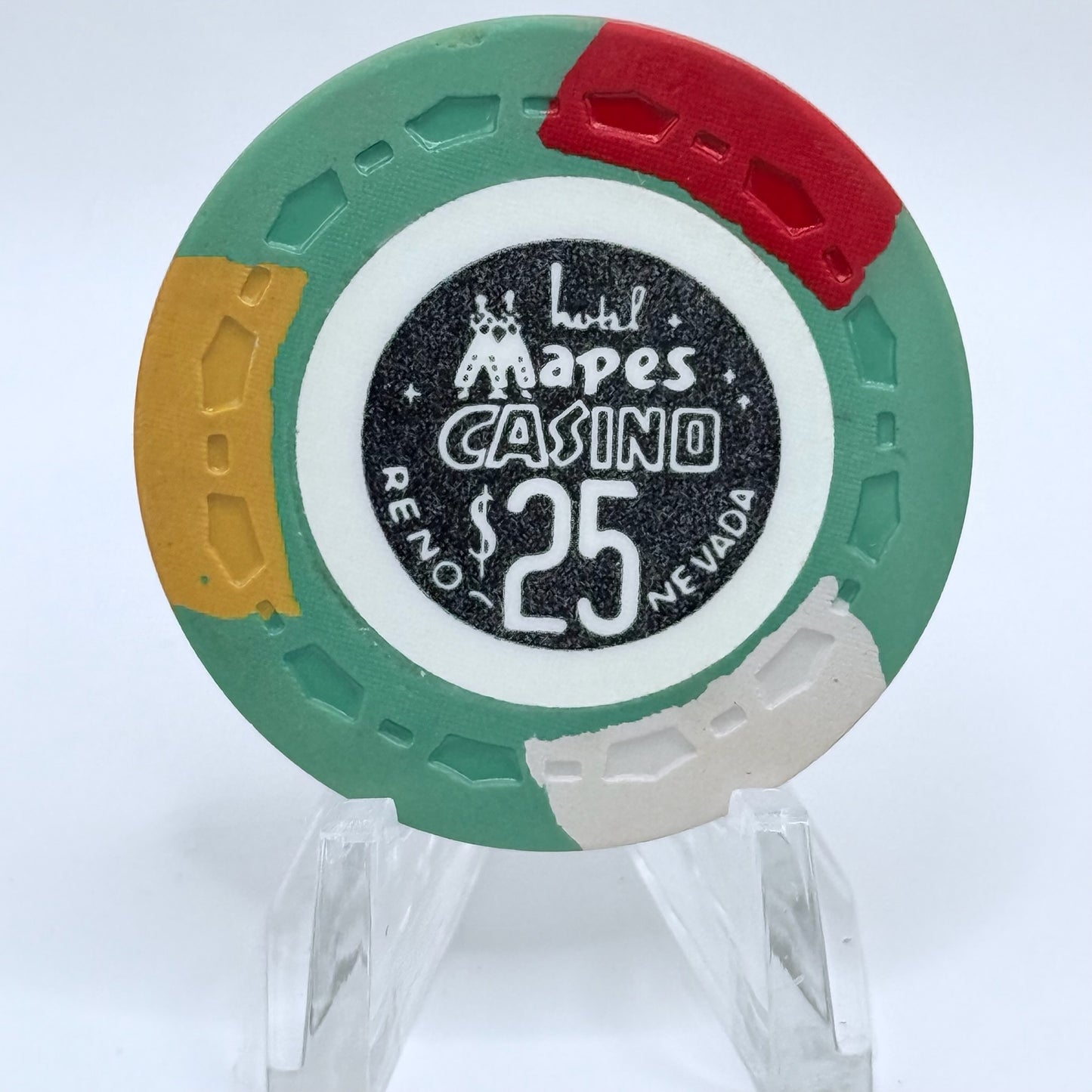Mapes Hotel Casino Reno Nevada 1969 $25 Casino Chip N5229