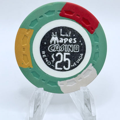 Mapes Hotel Casino Reno Nevada 1969 $25 Casino Chip N5229