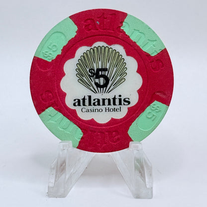 Atlantis Atlantic City New Jersey $5 Casino Chip