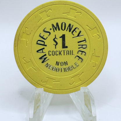 Mapes-Money Tree Reno Nevada $1 NCV Casino Chip N5254