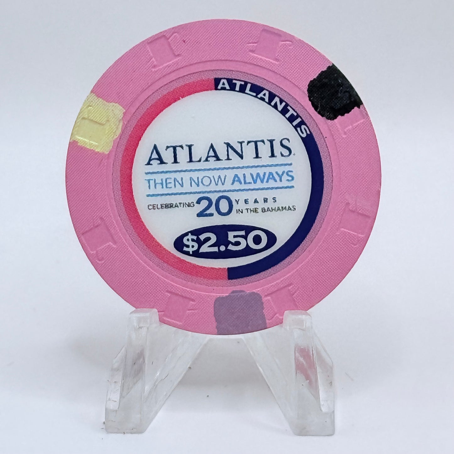 Atlantis Paradise Island Bahamas 2014 '20th Anniversary' Series 201 LE $2.50 Casino Chip