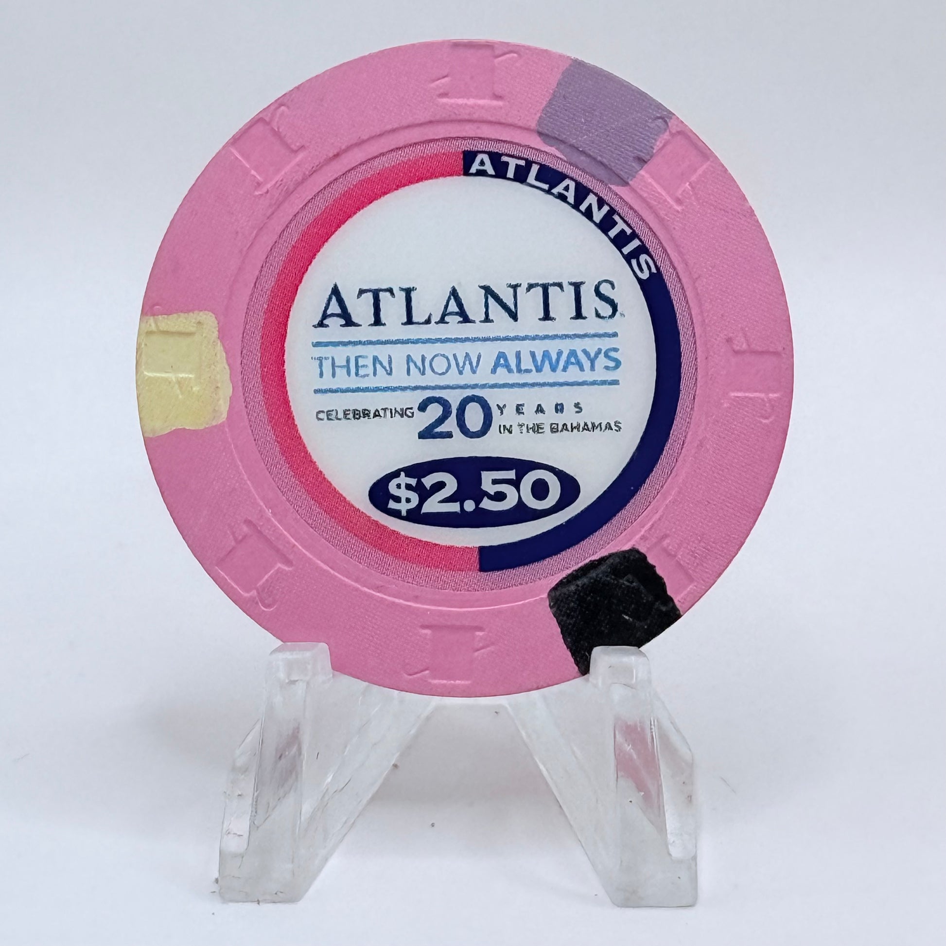 Atlantis Paradise Island Bahamas 2014 '20th Anniversary' Series 201 LE $2.50 Casino Chip