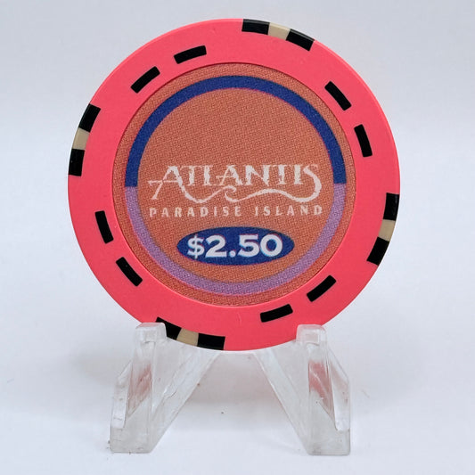 Atlantis Paradise Island Bahamas Series 202 $2.50 Casino Chip