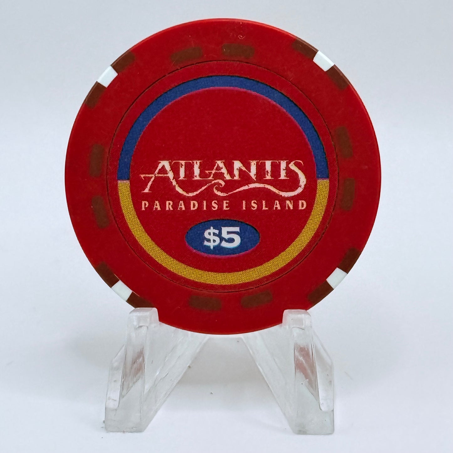 Atlantis Paradise Island Bahamas Series 202 $5 Casino Chip