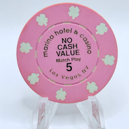 Marina Las Vegas Nevada 1988 $5 NCV Casino Chip N0722