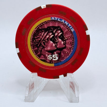 Atlantis Paradise Island Bahamas Series 202 $5 Casino Chip