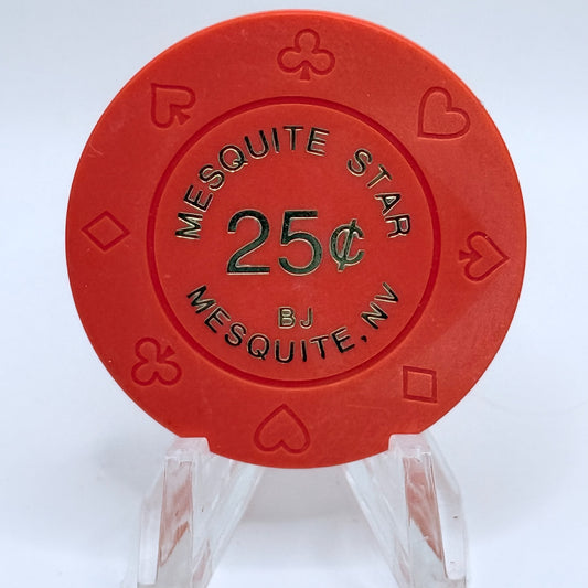 Mesquite Star Mesquite Nevada 1998 $0.25 Casino Chip E7213