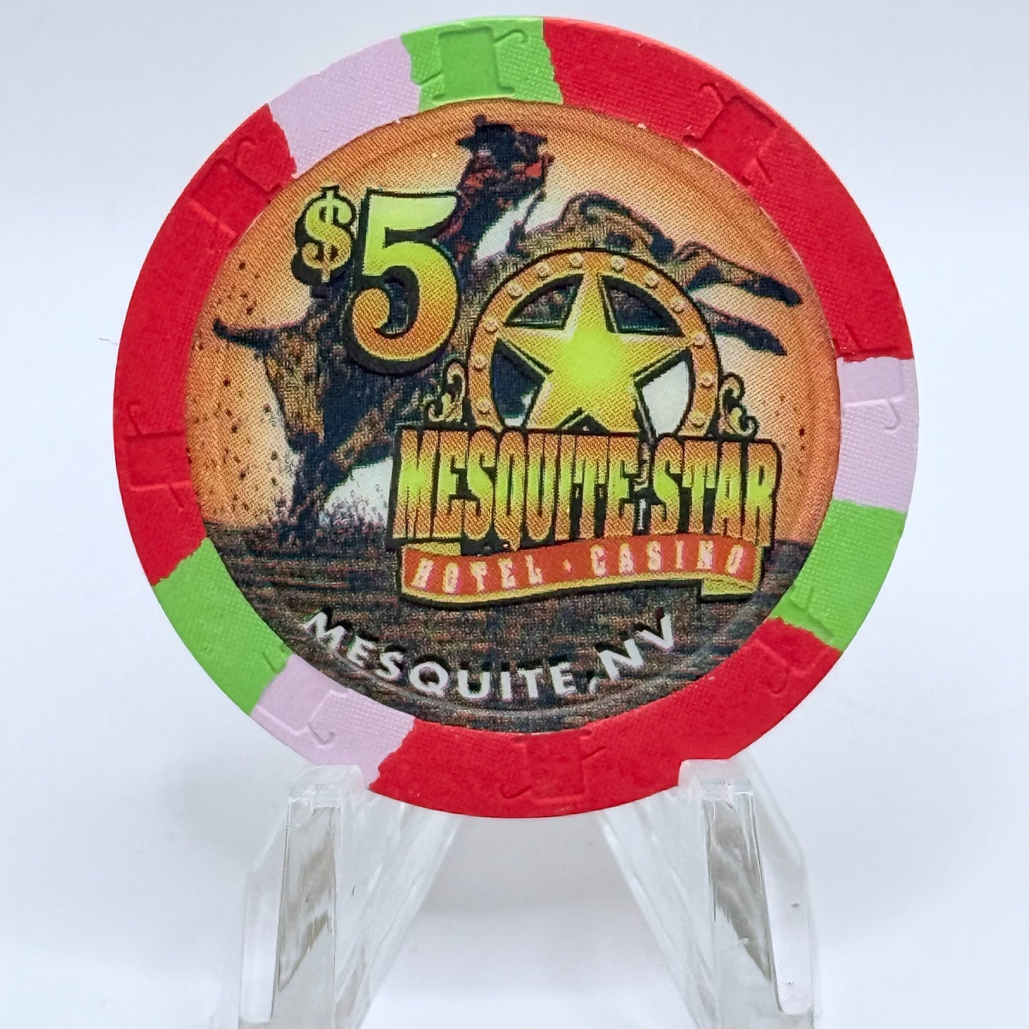 Mesquite Star Mesquite Nevada 1998 $5 Casino Chip V1082