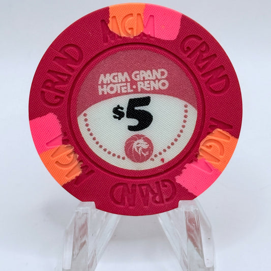 MGM Grand Reno Nevada 1983 $5 Casino Chip N5240