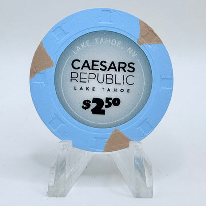 Caesars Republic Lake Tahoe Nevada 2025 $2.50 Casino Chip