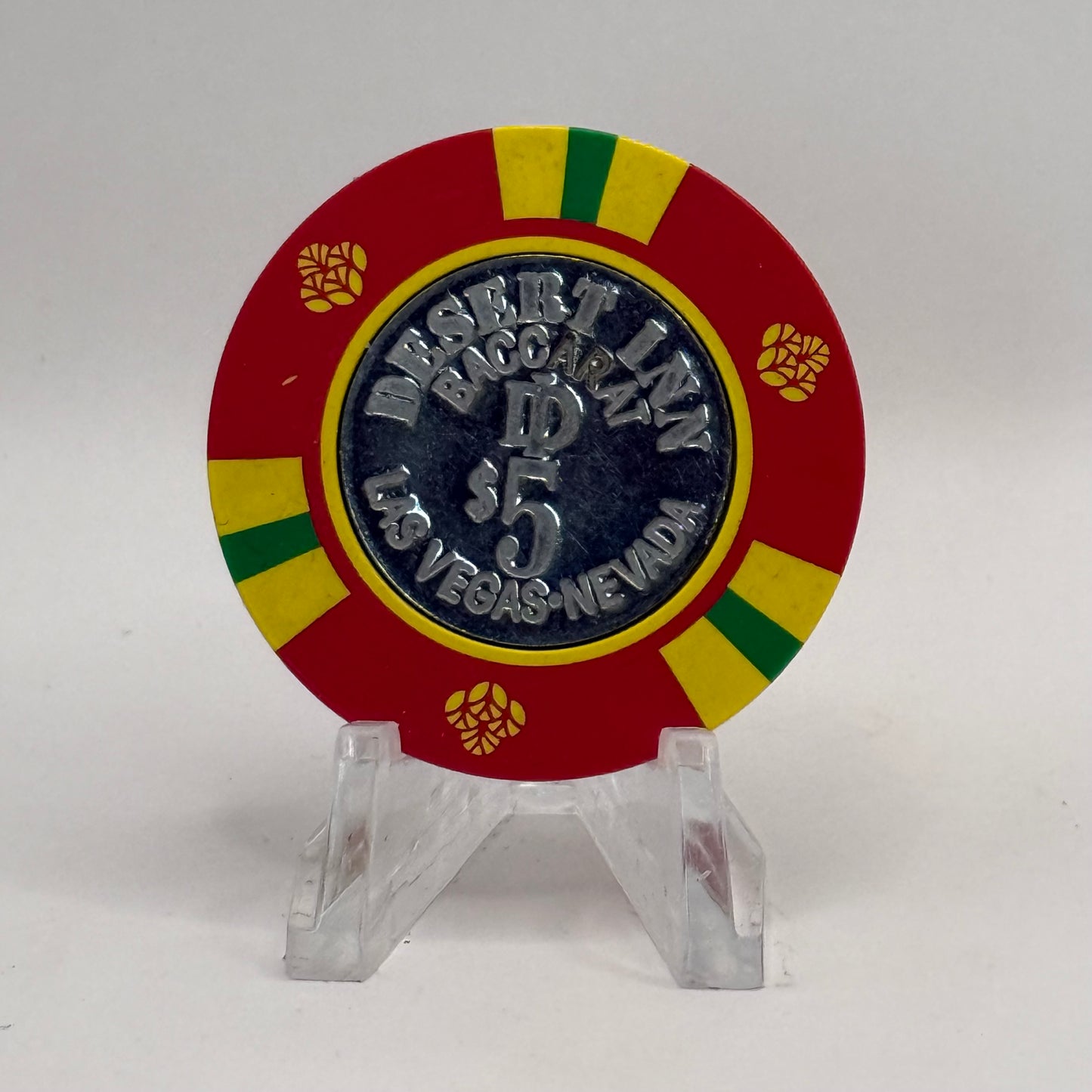 Desert Inn Las Vegas Nevada 'Baccarat' $5 Casino Chip N7411