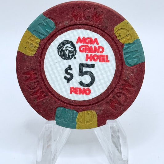 MGM Grand Reno Nevada 1978 LE $5 Casino Chip N5239