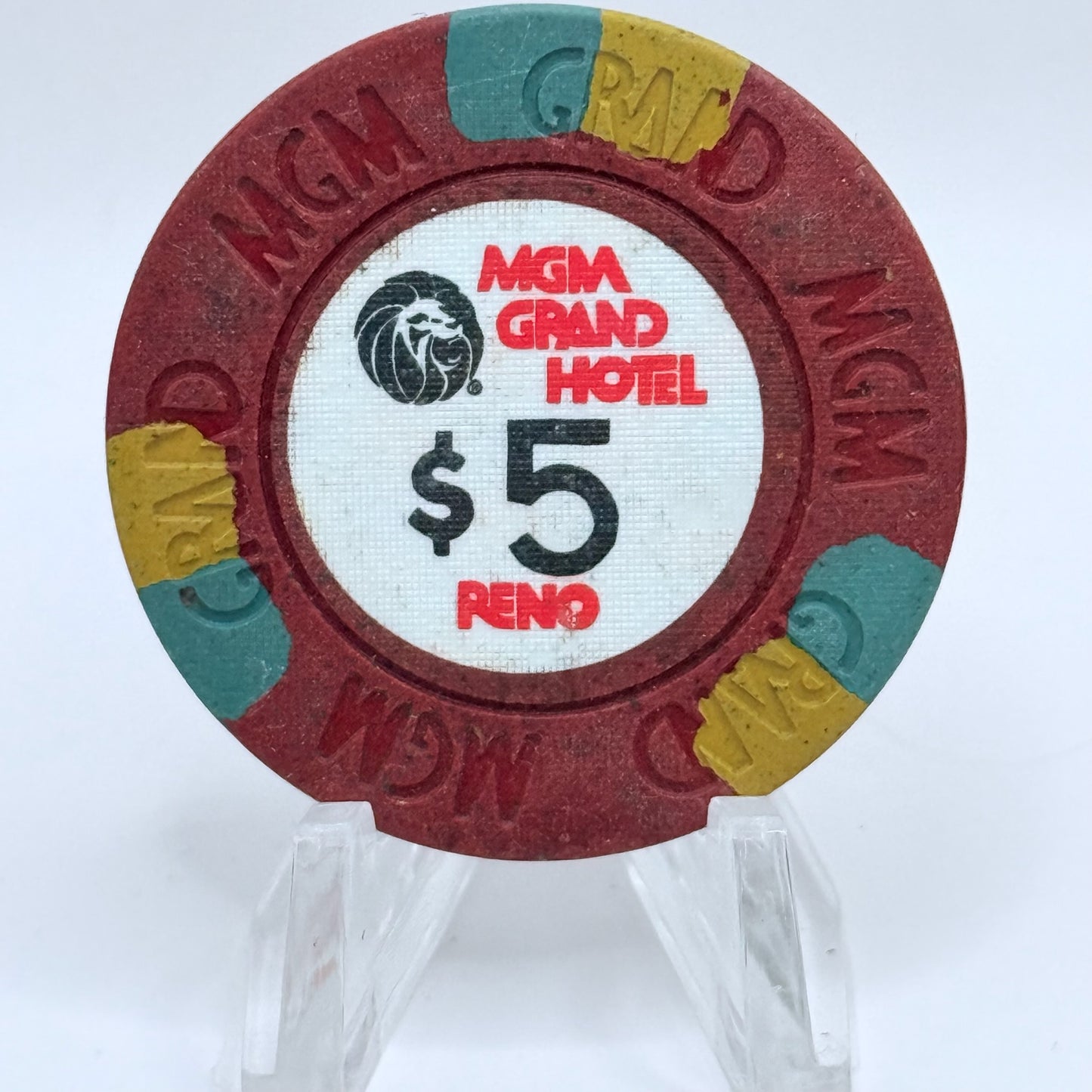 MGM Grand Reno Nevada 1978 LE $5 Casino Chip N5239