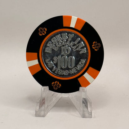 Desert Inn Las Vegas Nevada 1981 'Baccarat' $100 Casino Chip N0544