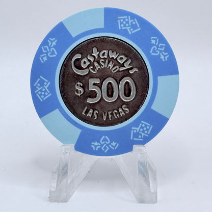Castaways Las Vegas Nevada 1990s LE $500 Imitation Chip N1445.S