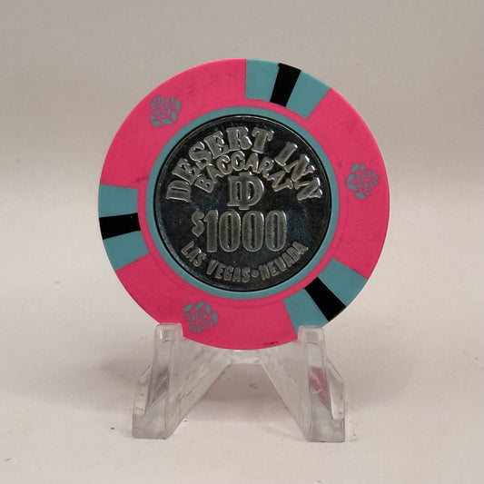 Desert Inn Las Vegas Nevada 1981 'Bacarrat' $1000 Casino Chip N0545