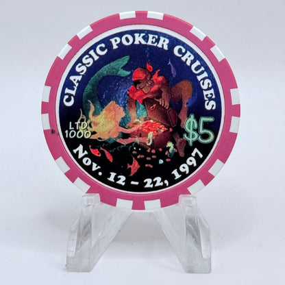 Classic Poker Cruises 1997 $5 Casino Chip