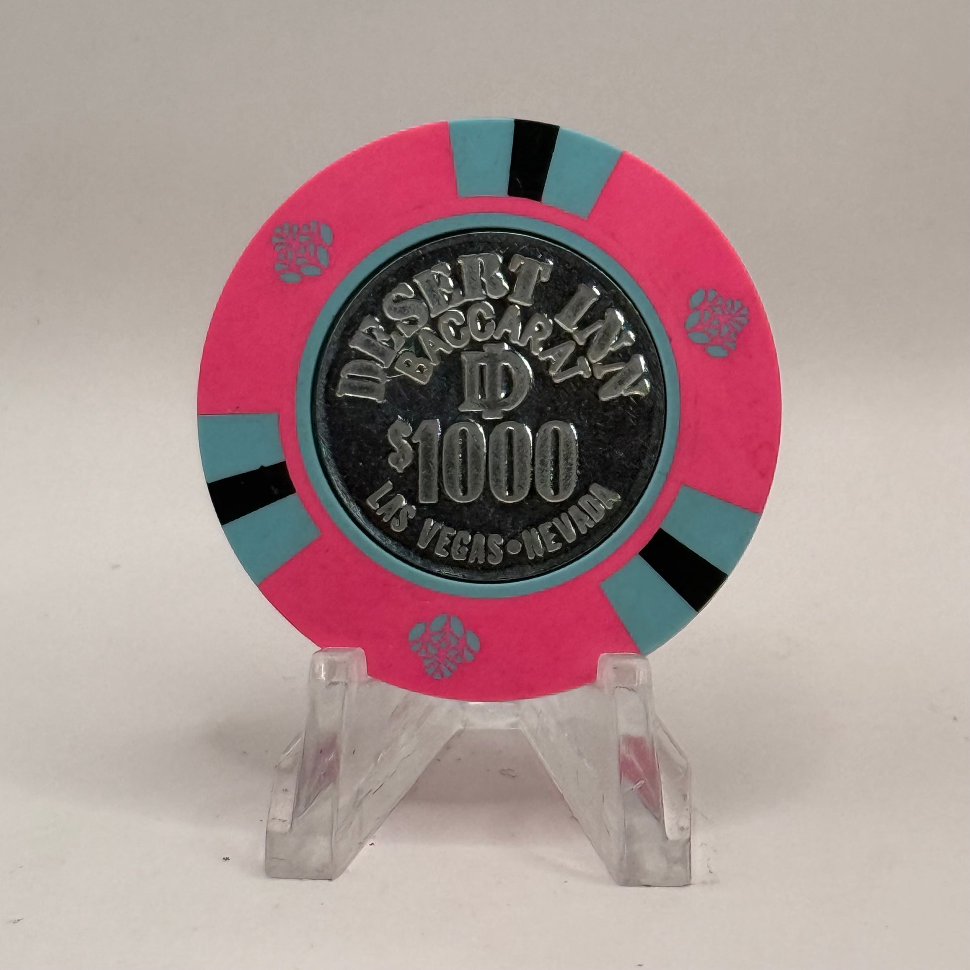 Desert Inn Las Vegas Nevada 1981 'Bacarrat' $1000 Casino Chip N0545