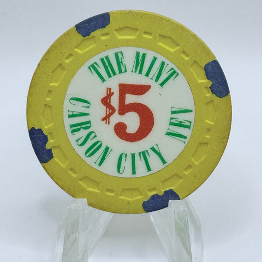 The Mint Carson City Nevada 1965 $5 Casino Chip N7297