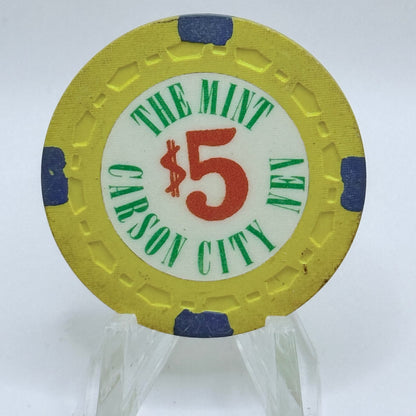 The Mint Carson City Nevada 1965 $5 Casino Chip N7297