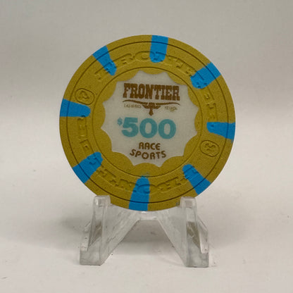 Frontier Hotel Las Vegas Nevada 1980s $500 Casino Chip N4666