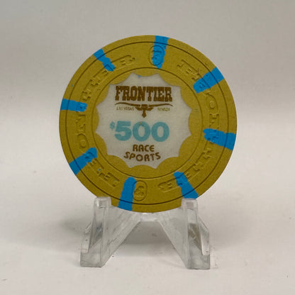 Frontier Hotel Las Vegas Nevada 1980s $500 Casino Chip N4666