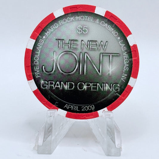 Hard Rock - Las Vegas Las Vegas Nevada 2009 'Grand Opening' LE $5 Casino Chip E8726