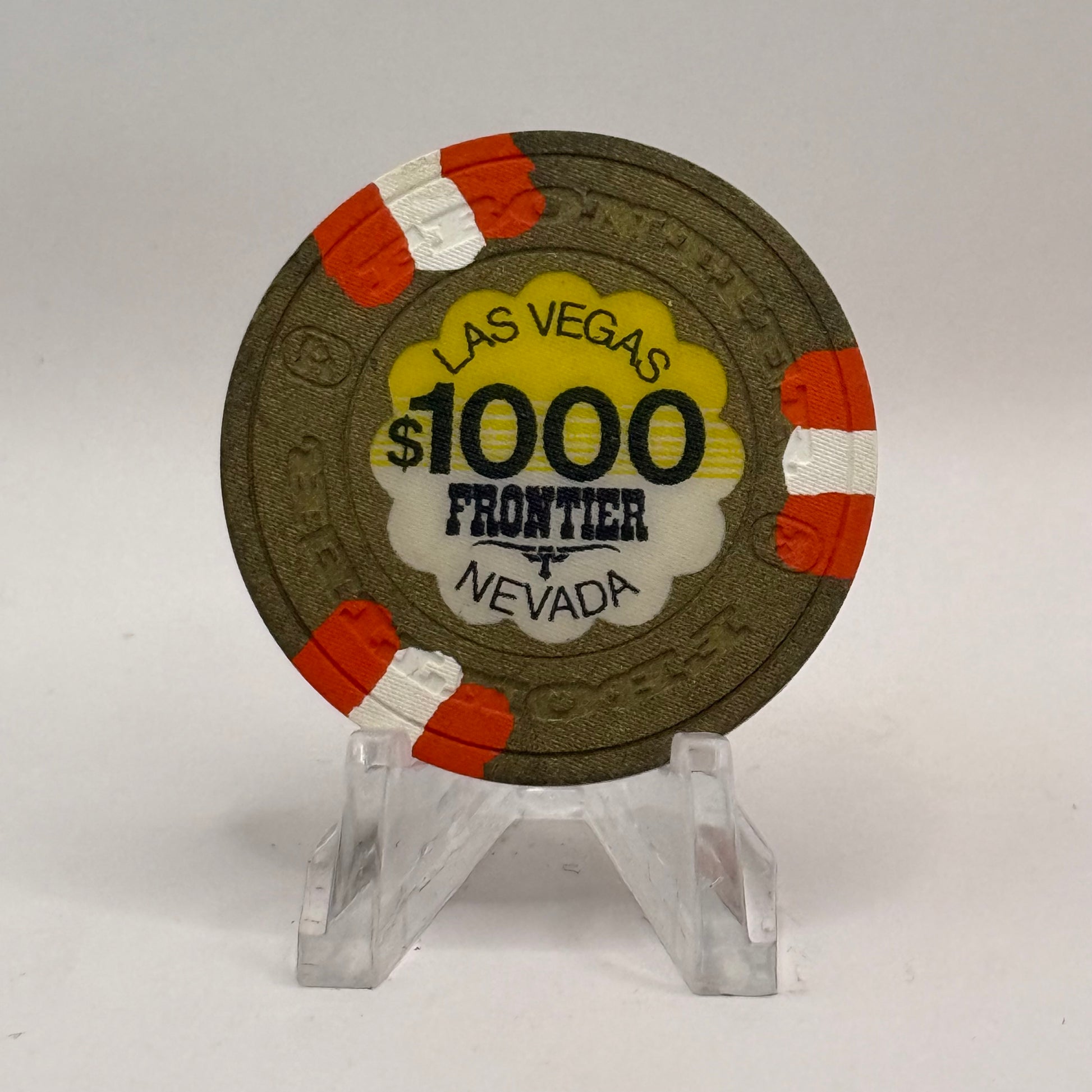 Frontier Hotel Las Vegas Nevada 1988 $1000 Casino Chip N4735