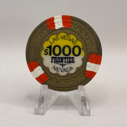 Frontier Hotel Las Vegas Nevada 1988 $1000 Casino Chip N4735