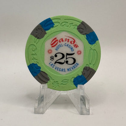 Sands Las Vegas Nevada 1970s $25 Casino Chip N2120