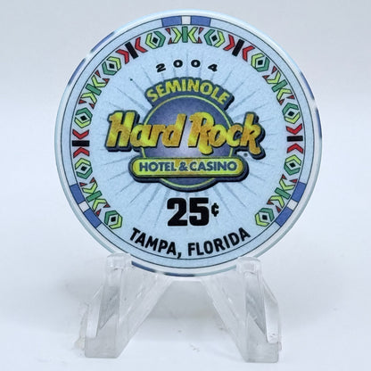 Seminole Hard Rock - Tampa Tampa Florida 2004 'Grand Opening' LE $0.25 Casino Chip