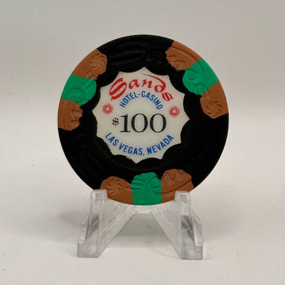 Sands Las Vegas Nevada 1970s $100 Casino Chip N4729