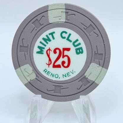 Mint Club Reno Nevada 1959 LE $25 Casino Chip N6187