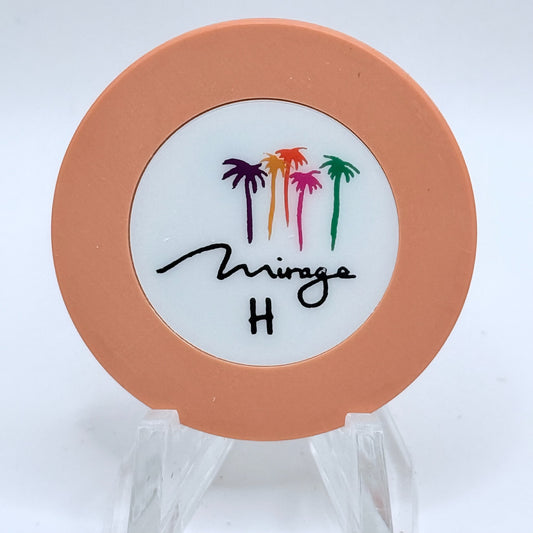 Mirage Las Vegas Nevada 1994 Series 208 Roulette Orange Casino Chip V4986