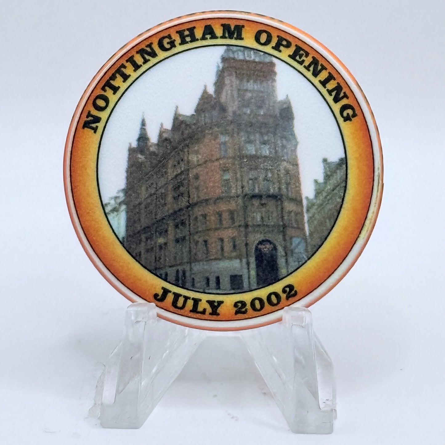 Hard Rock Cafe - Nottingham Nottingham United Kingdom 2002 'Grand Opening' Advertising Chips